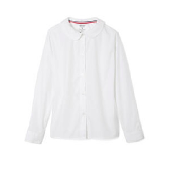 NWT FRENCH TOAST Long Sleeve Modern Peter Pan Blouse🤍size 20.5 PLUS - Picture 2 of 7